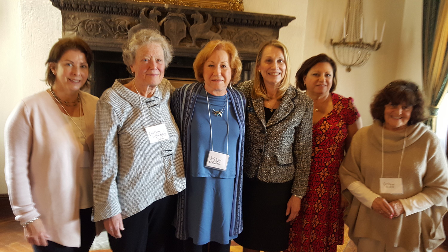 New Federation of Woman’s Exchanges President and Woman’s Exchange of St. Augustine Past President Judy Riggle (center) gathers with representatives from other Woman’s Exchange organizations from across the country.